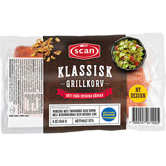 GRILLKORV MED SKINN