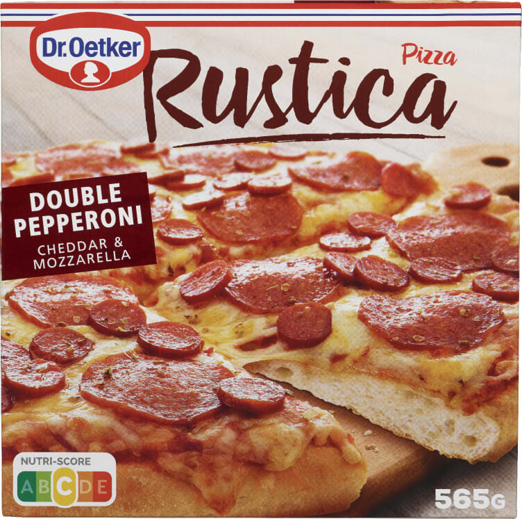 DR. OETKER PIZZA RUSTICA DOUBLE PEPPERON